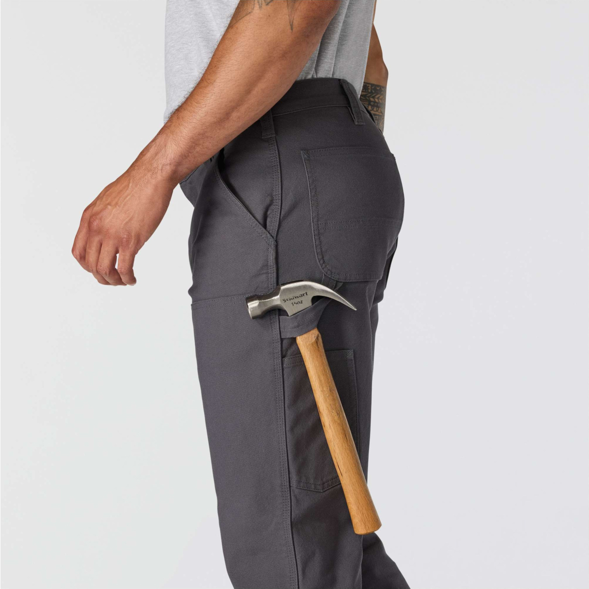 Relaxed Straight Rugged Flex™ Duck Double-Front Trousers