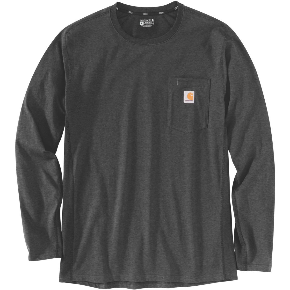 Force® relaxed fit midweight long-sleeve pocket t-shirt
