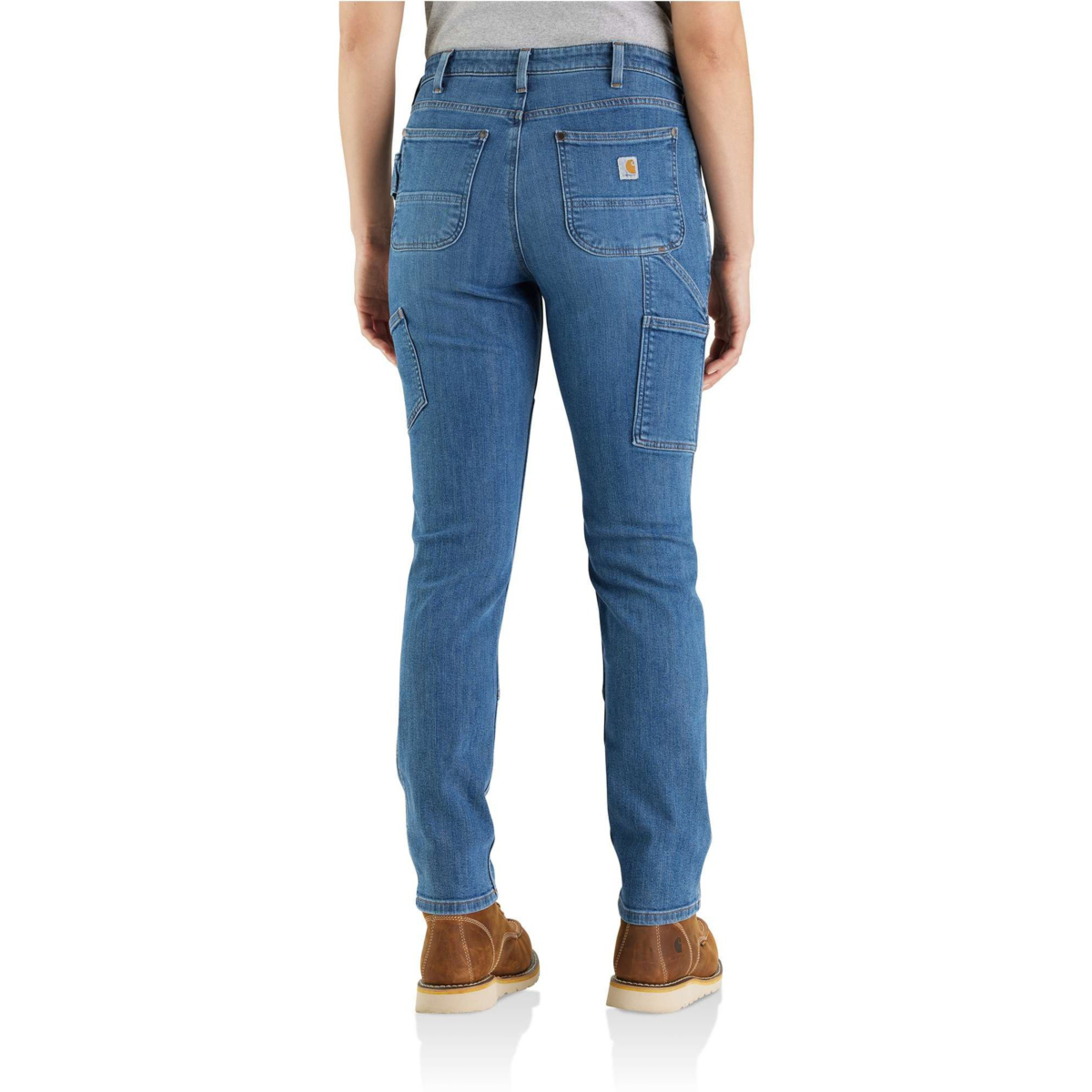 Rugged flex® relaxed fit double front straight jean