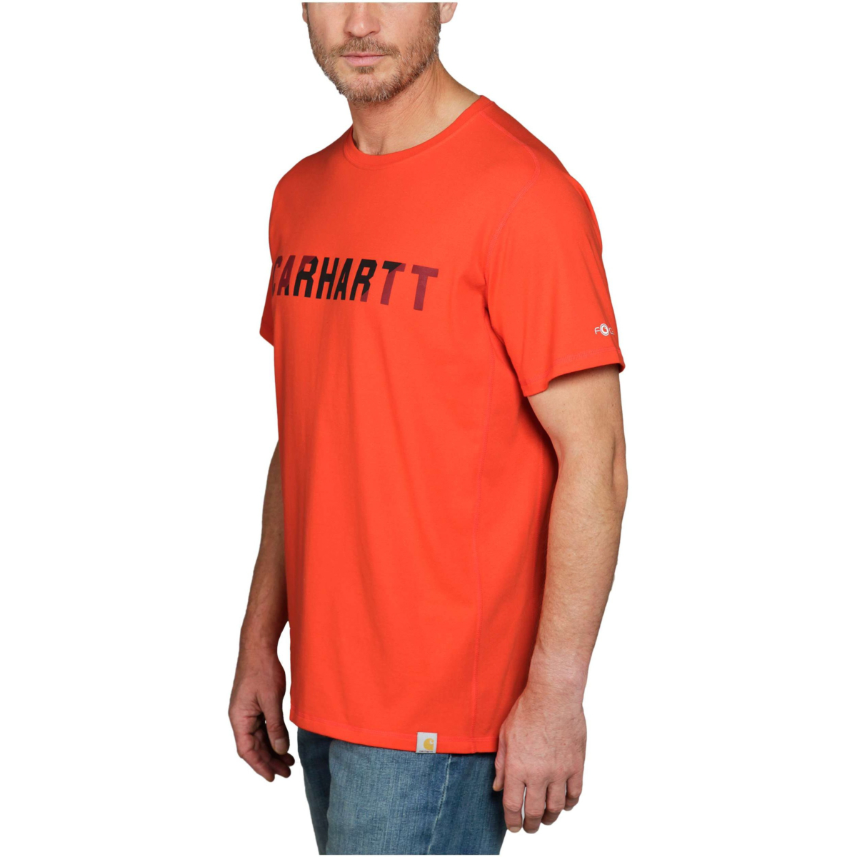 Force® relaxed fit midweight short-sleeve block logo graphic t-shirt