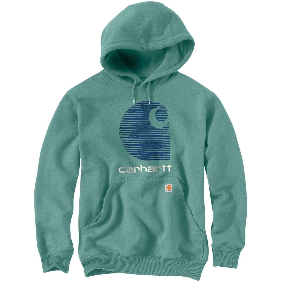 Rain defender® loose fit midweight ''c'' logo graphic sweatshirt