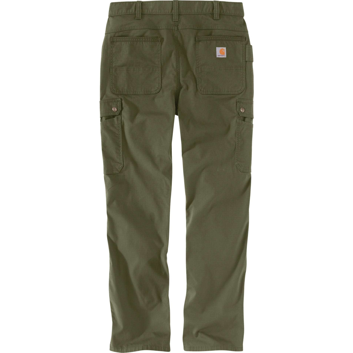 Relaxed Straight Ripstop Double Front Cargo Trousers