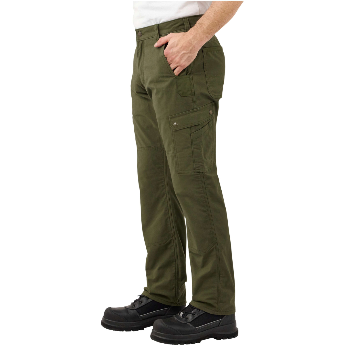Rugged flex® relaxed fit ripstop cargo fleece-lined work pant