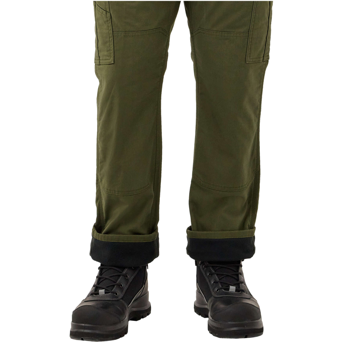 Rugged flex® relaxed fit ripstop cargo fleece-lined work pant
