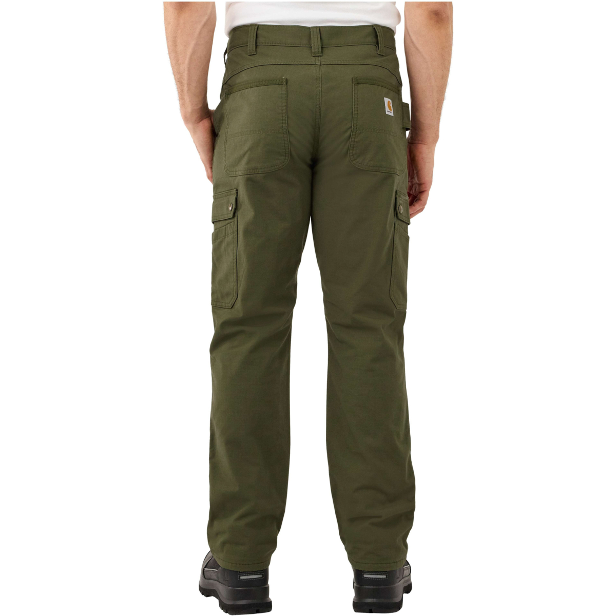 Rugged flex® relaxed fit ripstop cargo fleece-lined work pant