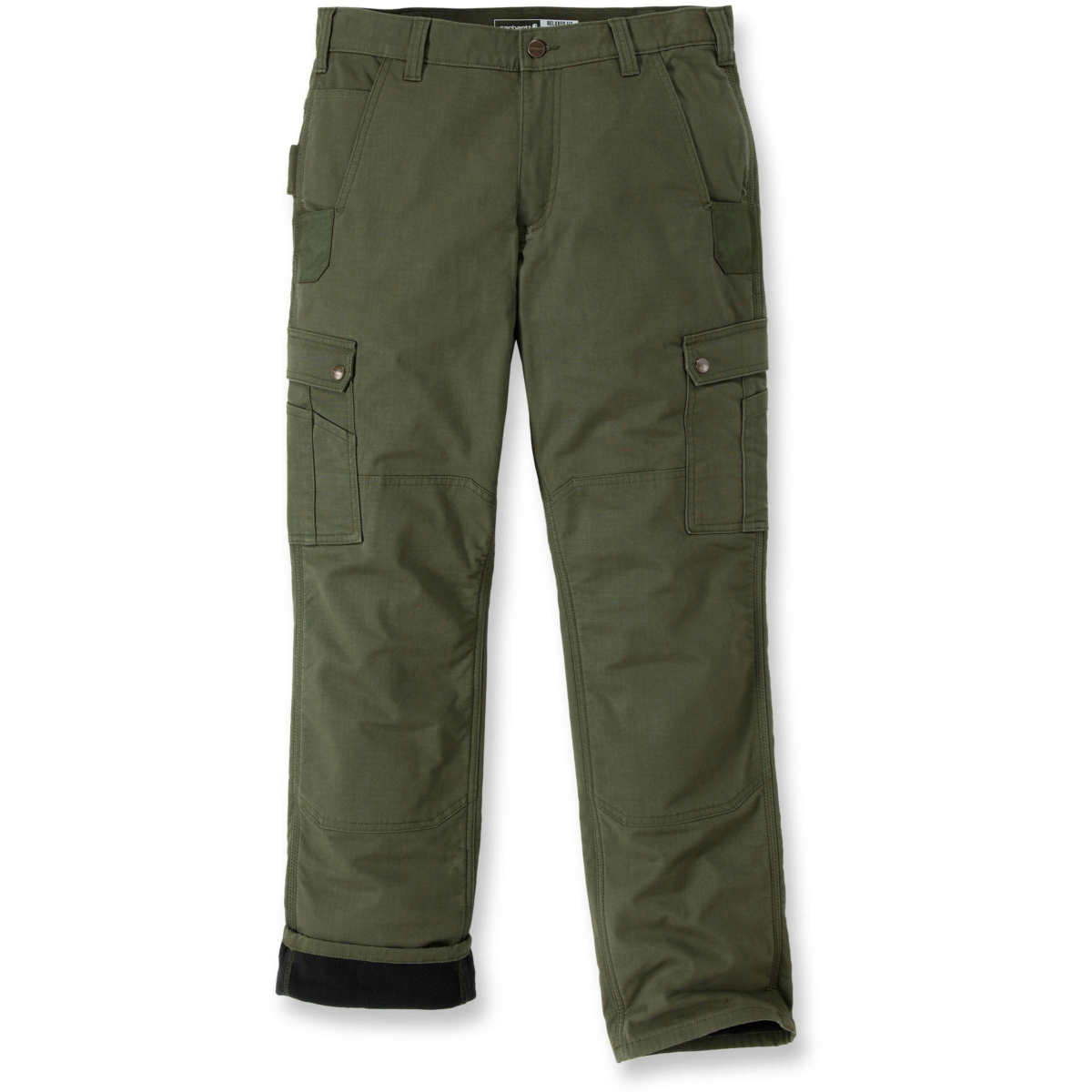 Rugged flex® relaxed fit ripstop cargo fleece-lined work pant