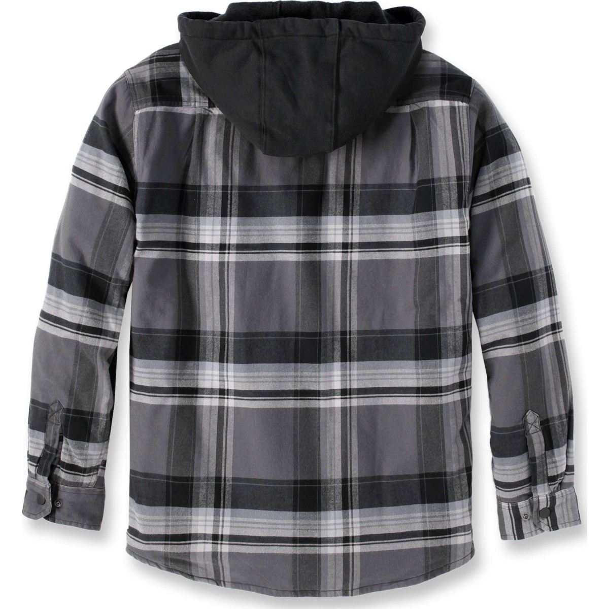 Rugged Flex™ Relaxed Fit Flannel Fleece Lined Hooded Shirt Jac