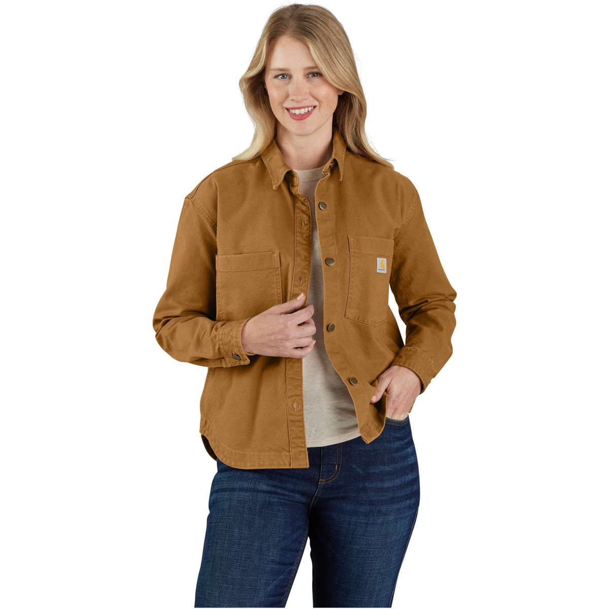 Rugged Flex™ Loose Fit Heavyweight Duck Overshirt