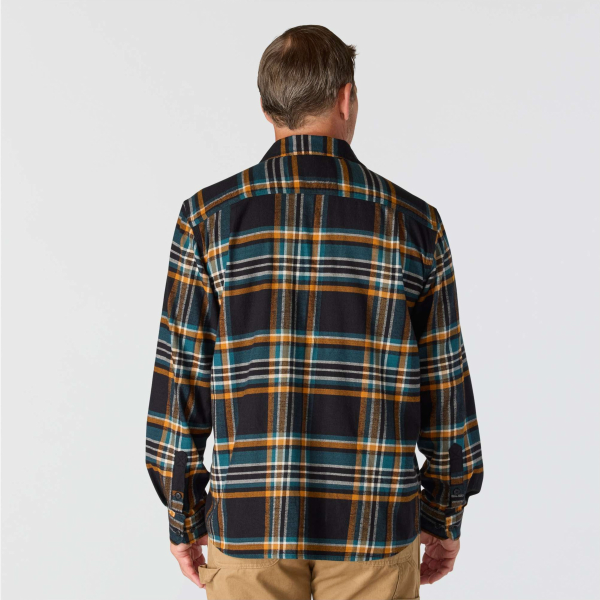Rugged Flex™ Relaxed Fit Midweight Flannel Long-Sleeve Plaid Shirt