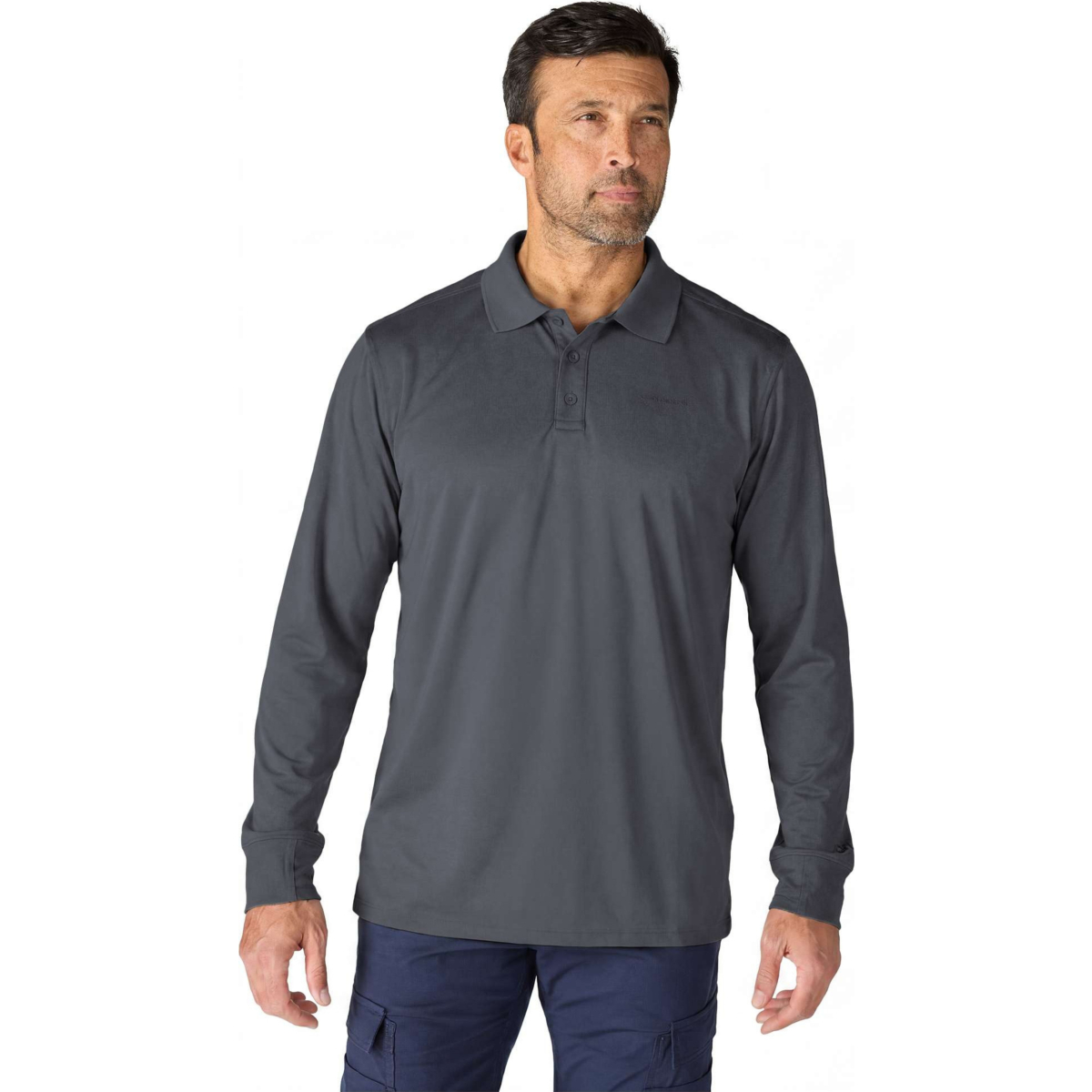 Carhartt Force Sun Defender™ Relaxed LS Logo Polo Shirt