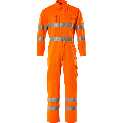 Boilersuit with kneepad pockets