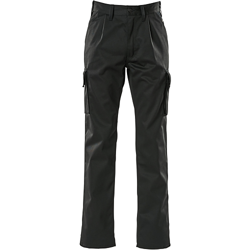 Trousers with thigh pockets