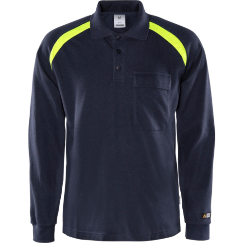 Flamestat long sleeve polo shirt 784 PFLA