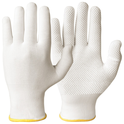 Cotton Gloves with Spandex, 12 Pair
