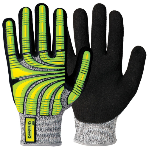 Cut Resistant Impact Hi-Viz™ Protective Gloves, 6 Pair