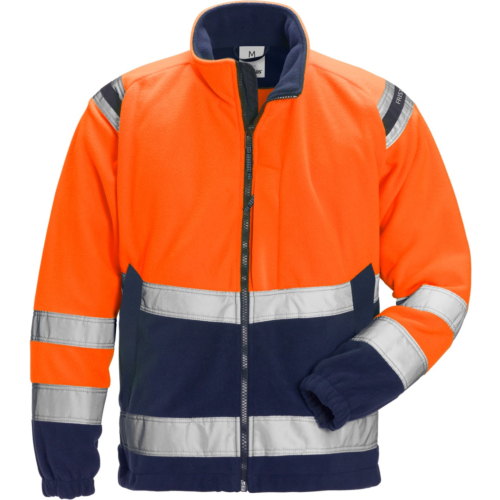 High vis windproof fleece jacket class 3 4041 FE