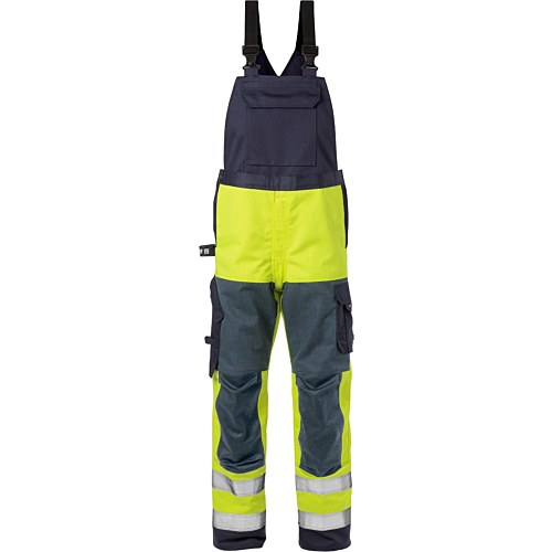 Flame high vis bib'n'brace class 2 1585 FLAM