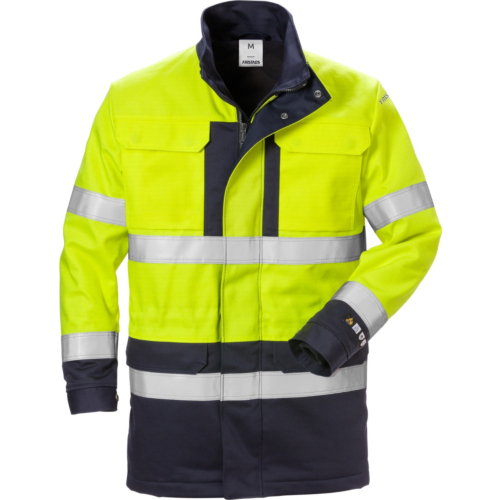 Flame high vis winter parka class 3 4589 FLAM