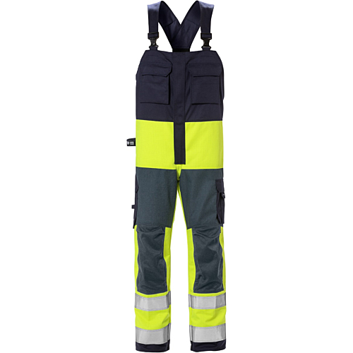 Flame high vis bib'n'brace class 2 1584 FLAM