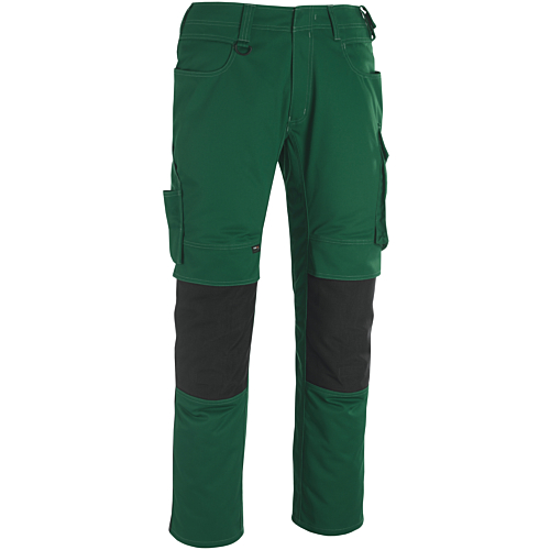 Trousers with kneepad pockets