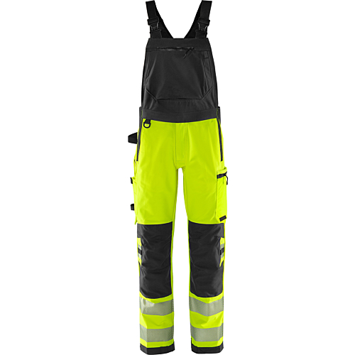 High vis Green stretch bib'n'brace class 2 1031 GSTP