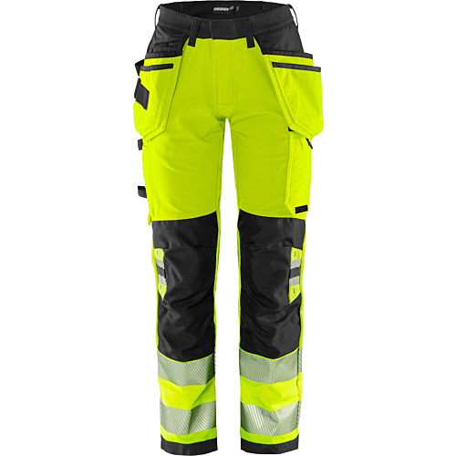 High vis Green craftsman stretch trousers woman class 2 2664 GSTP