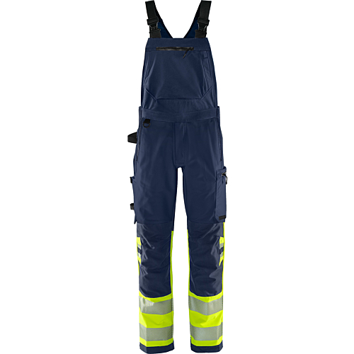 High vis Green stretch bib'n'brace class 1 1032 GSTP