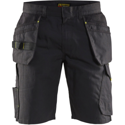Service shorts with nailpockets-Yellow/Black-C44