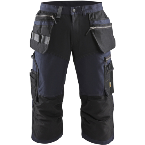 Stretchy pirate trousers-Navy/Black-C46