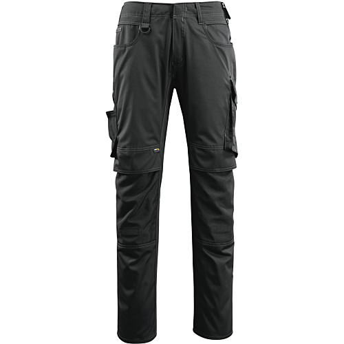 Trousers with kneepad pockets