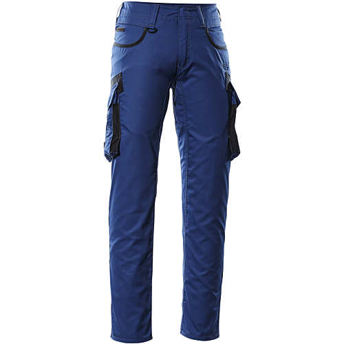Trousers with thigh pockets