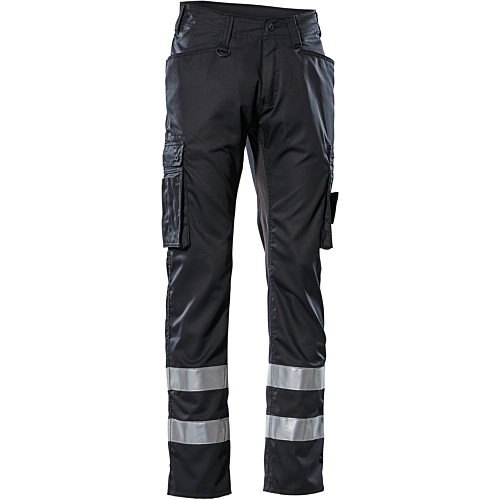 Trousers with thigh pockets