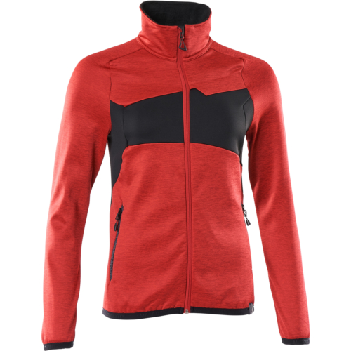 Fleece jumper with zipper