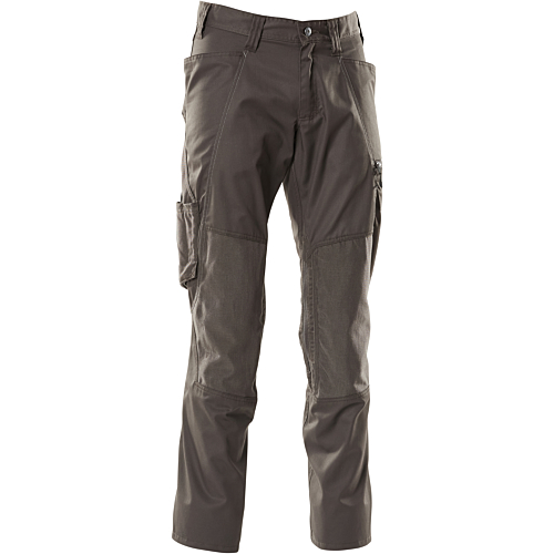 Trousers with kneepad pockets