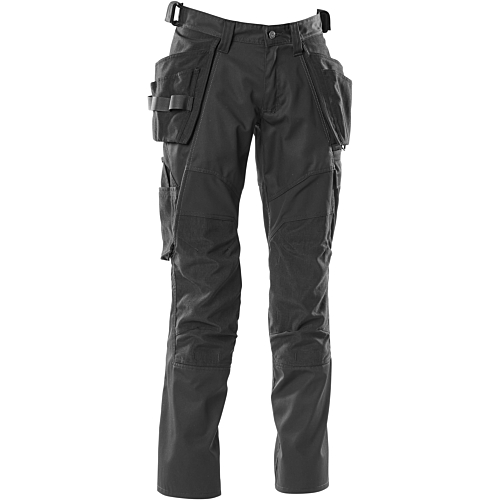 Trousers with holster pockets