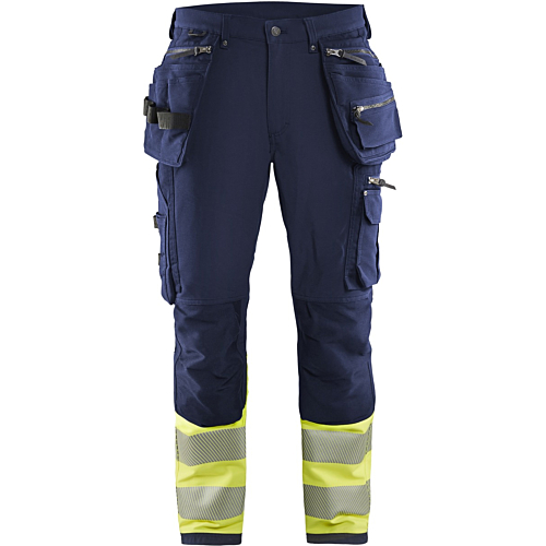 Hi-vis 4-way-stretch trousers