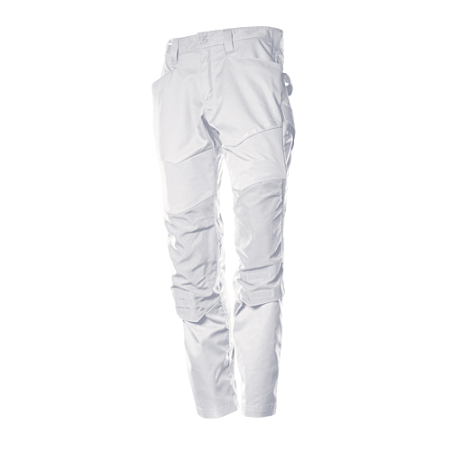Trousers with kneepad pockets