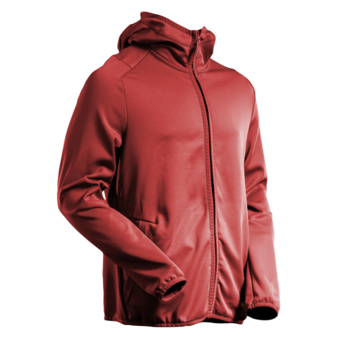 Fleece jumper with hood
