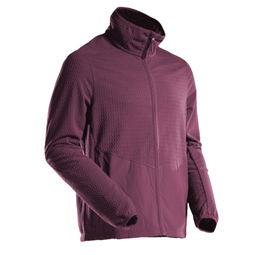Microfleece jumper with zipper