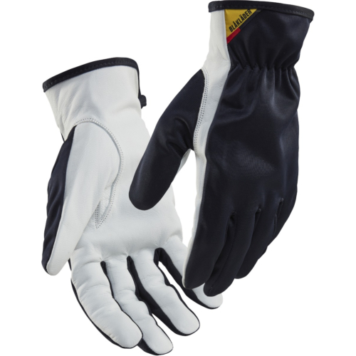 Leather work gloves, 12 pairs