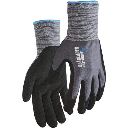 Nitrile-dipped work gloves, 12 par
