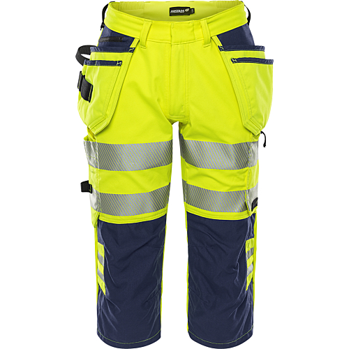 High vis stretch pirate trousers class 2 2666 GSTP-Navy/Yellow-C60