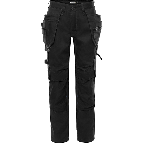 Green craftsman stretch trousers woman 2901 GWM