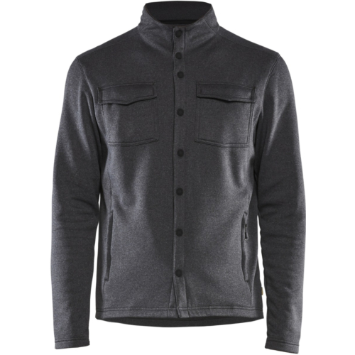Pique fleece shirt jacket