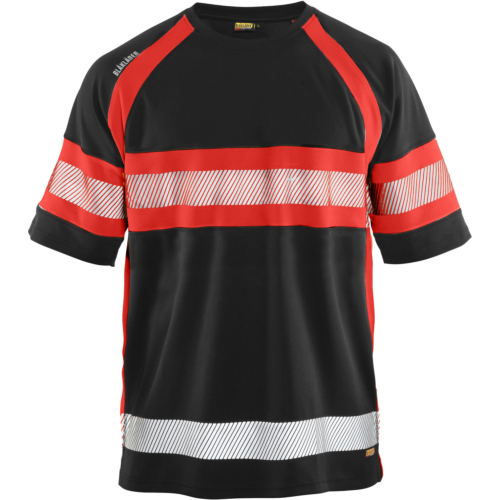 High Vis T-shirt-Red/Black-XS