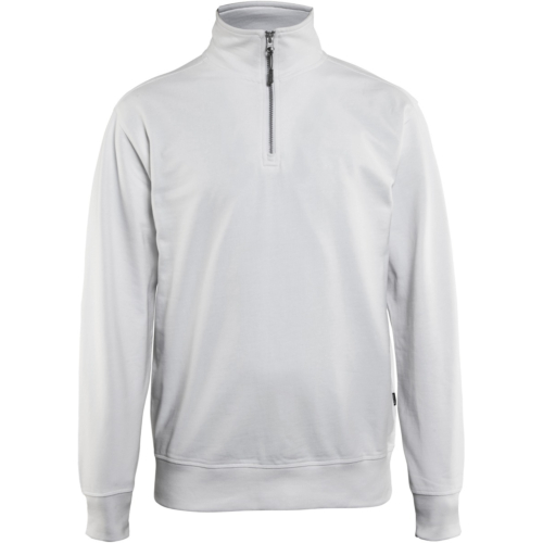 Sweatshirt with half zip