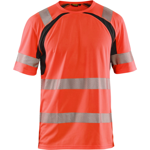 UV High Vis T-shirt-Red/Black-XS