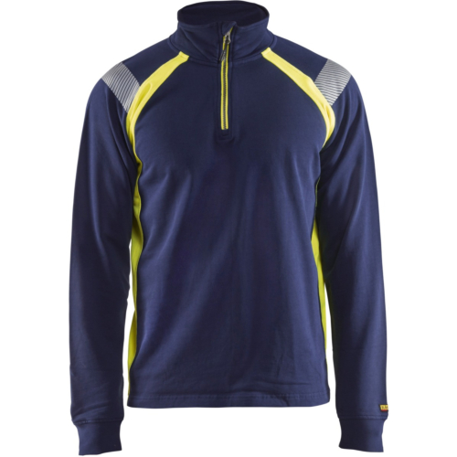 Sweatshirt with half zip