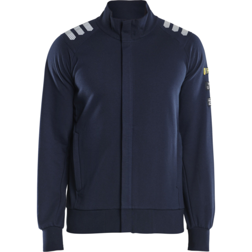 Flame resistant Sweatshirt with full zip