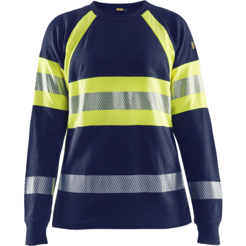 Flame retardant long-sleeve women's t-shirt